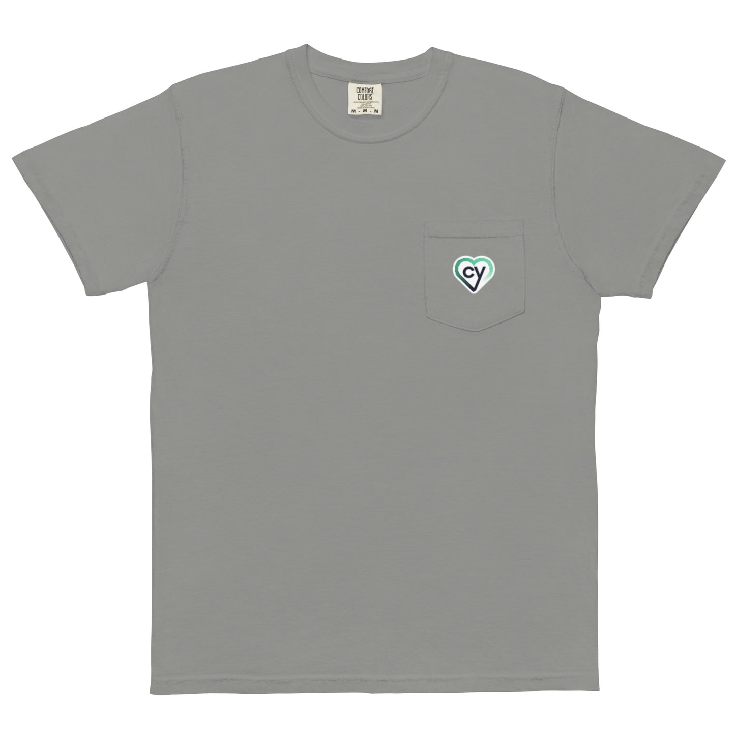 Unisex garment-dyed pocket t-shirt