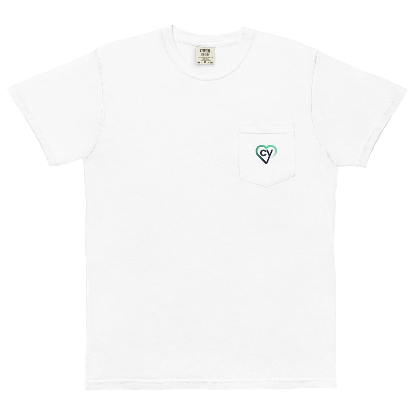 Unisex garment-dyed pocket t-shirt